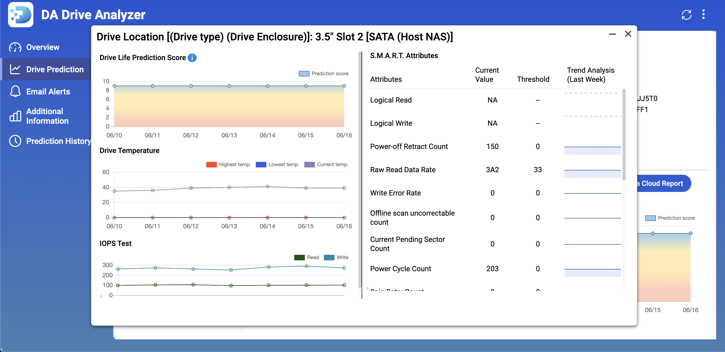 DA Drive Analyzer