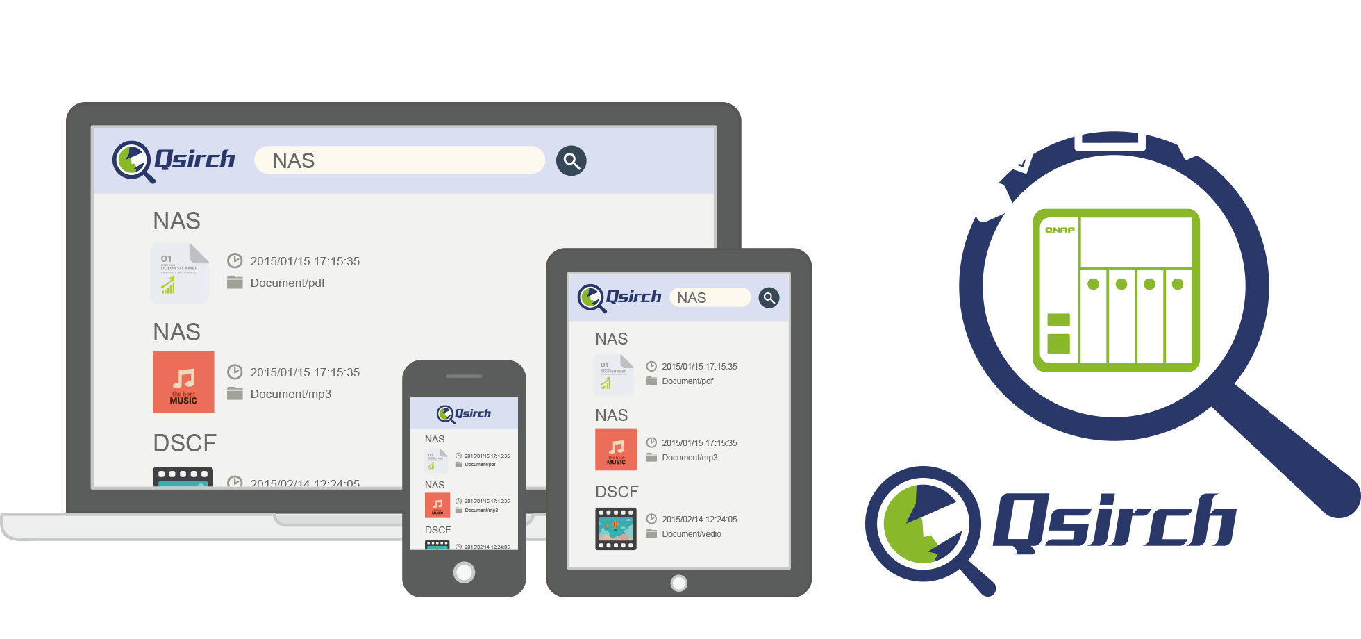 Qsirch - A powerful search engine in your NAS